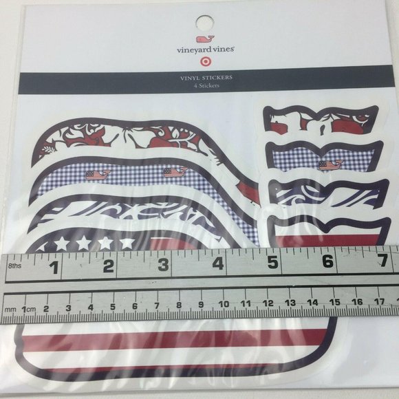 Vineyard Vines Set 12 Whale Stickers Fob Target - Picture 5 of 7